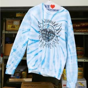 Sublime Blue Tie Dye Sweatshirt Size Small